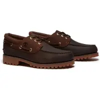 Timberland Boat Shoe Dark Brown Full Grain Size: 42 | Lace-Up Shoes Outlet | Heren | Bruin