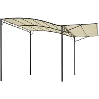 Outsunny paviljoen - zonwering met opklapbaar afdak - 3 x 2,5 m