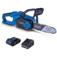 Scheppach cordless chainsaw - C-CS254-X SET S - 25.4 cm cutting length - 20V IXES 2Ah battery + charger