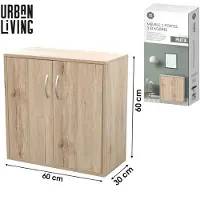 Urban Living “PRATIK” Kast met 3 planken en 2 deuren 60×30×H60 cm
