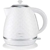 Bavary Diamant Design Waterkoker – Wit – 1.7 Liter – Snelkoker – Automatische Uitschakeling