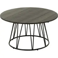 Jline Table Zoa Steel/Polyethylene Black