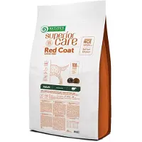 Nature's Protection Suprior care droog graanvrij voer voor volwassen honden van alle rassen met rode vacht, met lam 4kg.