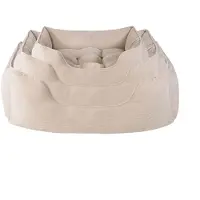 Rosewood 40 winks hondenmand cord ribstof beige 71x58x23 cm
