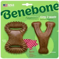 Benebone - Kauwartikelen - Dental Chew-Wishbone Tiny - Bacon - S 645400
