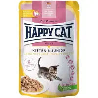 Happy Cat - Zakje voor jonge katjes 20x85g - Gevogelte van het land