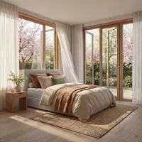 Mörgenn Boxspring Lounge - Pocketvering - Luxe Topper - Lichtgrijs - 200x220 cm - Inclusief Dekbed en Kussens