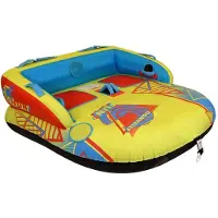 Connelly Fun 2 Funtube – 2-Persoons Opblaasbare Towable Tube – Watersport Sleeptube voor Achter Boot
