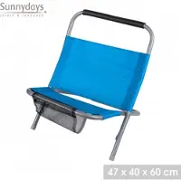 Sunnydays “LE DELANO” Rugsteun voor op het strand Turquoise 48×40×H60 cm