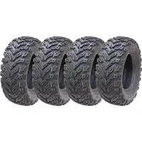 Parnells 25x8.00-12 Quad-banden voor terreinvoertuigen, 6-laags, Wanda P3103, met E-keur, goedgekeurd voor gebruik op de openbare weg (set van 4)