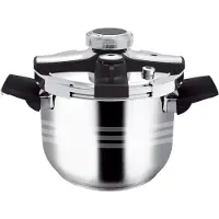 Bavary Snelkookpan - 4 Liter - Ø 22 cm - RVS - Inductie - Automatische sluiting - Pressure Cooker
