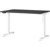 Huisenthuis.nl Elektrisch zit-sta Bureau Galileo Wit - Grafiet - 120x80cm - Hoogte 120 cm - In hoogte verstelbaar