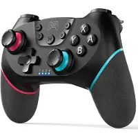 Sanorum 1个 - gamecontroller - Draadloze Bluetooth-gamepad voor Nintendo Switch - Bluetooth - Compatibel met Nintendo Switch - Links rood, rechts blauw