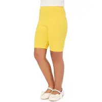 Merry Style MS-MS10-132-LE Meisjes Leggings - Sport - Vrijetijdsbroek - Kort – Viscose - Sporbroek - Yogabroek - Geel - 134