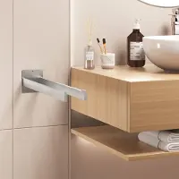 Auralum Max Auralum Handdoekrek 40CM - 2-armig Handdoekhouder - Handdoekstang - Badkamer - Zwart