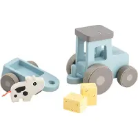 Done by Deer Tiny Farm Dotti Tractor Zilver Kinderen