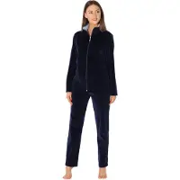 Merry Style – Dames Huispak – Vrijetijdspak – Velours – MS-MG-SUIT5-n – Marineblauw/Blauw – XXXXXXL