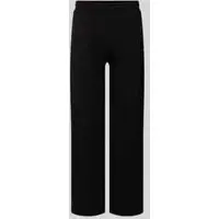 Review Sweatpants met logoprint en achterzak