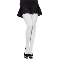 Merry Style MS-GB-162 Dames Panty - 60 DEN -Plus Size - Grote maat - Polyamide - Wit - XXXXL