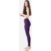 Merry Style Dames Lange Leggings - Sport - Vrijetijdsbroek - Lange - Sporbroek - van Katonen - Brede Taille - MS-MS10-429-LE - Violet - M