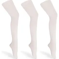 Merry Style Kinderen 3 Pack Panty - 60 DEN -Microvezel - Meisjes - Polyamide – Ecru/Ecru/Ecru – 1452-158 – WL-010-3B