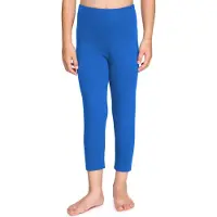 Merry Style Meisjes Leggings - Sport - Vrijetijdsbroek - Capri - Katoen - MS-MS10-226-LE - Kobalt - 128