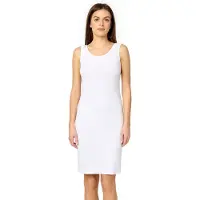 Merry Style MS-MS10-446-UW Dames Onderjurk - Nachthemd - kort - ronde hals - brede bandjes - Viscose - Wit - M