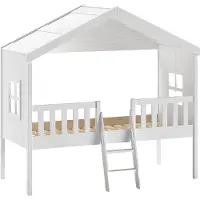 Huisenthuis.nl Huisbed Alix Wit - MDF - Hoogte 201.8 cm