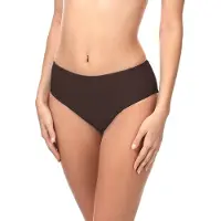Merry Style Dames Zwembroek - Bikinibroekje - Elastische tailleband – Polyamide & Elastaan – Bruin (8157) – 38 - MS-ET-18
