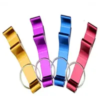 JeiibrZui Bierflesopener - Sleutelhanger Flesopener - Klauwvormig Ontwerp & Roestwerend Materiaal - 4 Stuks - Thuis/Feest/Rood