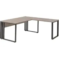 Huisenthuis.nl Bureau Erasmus Eiken - Zwart - 180x80cm - Hoogte 73 cm
