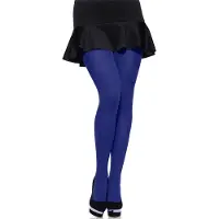 Merry Style MS-GB-162 Dames Panty - 60 DEN -Plus Size - Grote maat - Polyamide - Kobalt - XXL