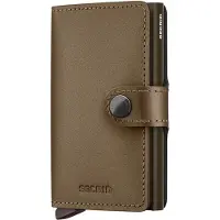 Secrid Miniwallet Matte Satin Bruin heren