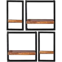 Huisenthuis.nl Wandrek Mali Mango - Breedte 60 cm - Hoogte 75 cm - Diepte 25 cm
