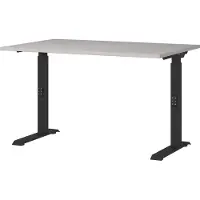 Huisenthuis.nl Bureau Galileo Zwart - Kasjmier - 120x80cm - Hoogte 91 cm - In hoogte verstelbaar
