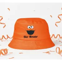L-merch Oranje Bier Monster Bucket Hat - oranje - wk voetbal -Koningsdag - festival - feest - evenement - vissershoedje