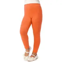 Merry Style MS-MS10-130-LE Meisjes Lang Leggings - Sport - Vrijetijdsbroek - Lang – Viscose - Sporbroek - Yogabroek - Oranje - 122