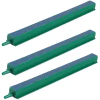 JeiibrZui Aquarium luchtsteen strips 30 cm - Aquarium luchtstenen - 3 strips - Gemaakt van zandsteen en kunststof - Blauw - Geschikt voor zuurstofpompen