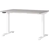 Huisenthuis.nl Elektrisch zit-sta Bureau Galileo Wit - Kasjmier - 120x80cm - Hoogte 120 cm - In hoogte verstelbaar