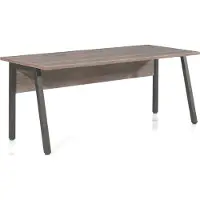 Huisenthuis.nl Bureau Roland Zwart - Vintage - 180x80cm - Hoekbureau - Hoogte 73 cm
