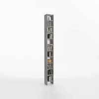 Huisenthuis.nl CD-wandrek Cato Beton - Breedte 18.9 cm - Hoogte 185 cm - Diepte 16.2 cm