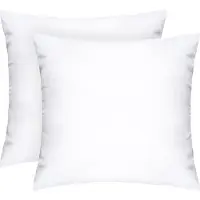 Komfortec Kussens 40x40 cm (2 stuks set), Microvezel Binnenkussen, Vulkussen, Kussenvulling, Extra Gevuld - 300 gram