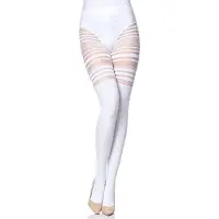 Merry Style Dames Panty - 60 DEN - Polyamide - Microvezel - MS-GB-252 - Wit - M