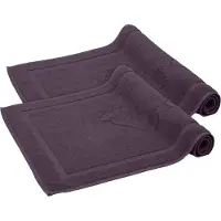Komfortec Badmat Set - 2 stuks - Handdoek Dikte - Hotelkwaliteit - 50x80 cm - 100% Katoen - Zachte en Absorberende Douchemat/Handdoek - Violet