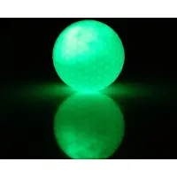 JeiibrZui LED-Golfbal - Nachtgolftraining - UV-oplaadbare Golfbal - 1 - Nacht Golfen Groen
