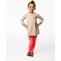 Merry Style WL-010 Kinderen Panty - 60 DEN -Microvezel - Meisjes - Polyamide - Neon Koraalrood - 152-158