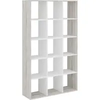 Huisenthuis.nl Vakkenkast Camiel Zandeiken - Breedte 104.3 cm - Hoogte 178 cm - Diepte 33 cm - N - Met openslaande deuren