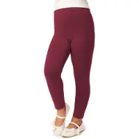 Merry Style MS-MS10-130-LE Meisjes Lang Leggings - Sport - Vrijetijdsbroek - Lang – Viscose - Sporbroek - Yogabroek - Wijn - 116