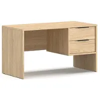 Huisenthuis.nl Bureau Runa Acacia - 130x66cm - Met opbergruimte - Hoogte 72 cm - Met lades