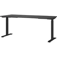 Huisenthuis.nl Elektrisch zit-sta Bureau Galileo Grafiet - 180x80cm - Hoogte 120 cm - In hoogte verstelbaar